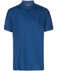 Мужская синяя футболка-поло от J. Lindeberg