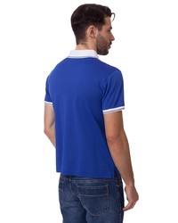 Мужская синяя футболка-поло от Kanzler