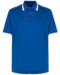 Мужская синяя футболка-поло от Kiton