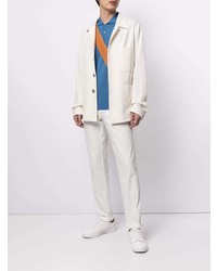 Мужская синяя футболка-поло от Man On The Boon.