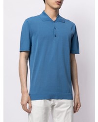 Мужская синяя футболка-поло от Man On The Boon.