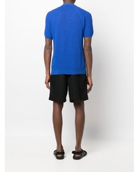 Мужская синяя футболка-поло от Laneus