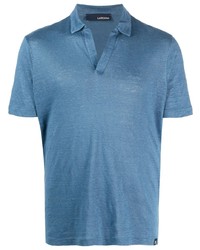 Мужская синяя футболка-поло от Lardini