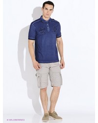 Мужская синяя футболка-поло от LERROS