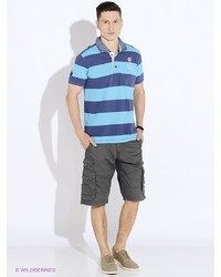 Мужская синяя футболка-поло от LERROS