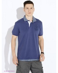 Мужская синяя футболка-поло от LERROS