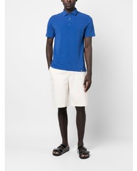 Мужская синяя футболка-поло от Drumohr