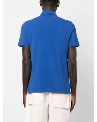 Мужская синяя футболка-поло от Drumohr
