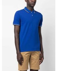 Мужская синяя футболка-поло от Woolrich