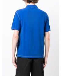 Мужская синяя футболка-поло от Chocoolate