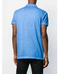 Мужская синяя футболка-поло от DSQUARED2