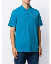 Мужская синяя футболка-поло от Lacoste