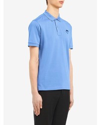 Мужская синяя футболка-поло от Prada