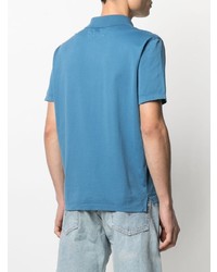 Мужская синяя футболка-поло от C.P. Company