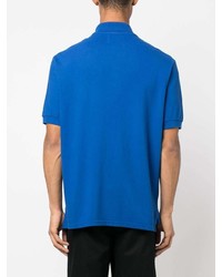 Мужская синяя футболка-поло от Isabel Marant