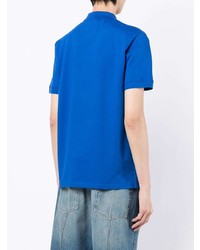 Мужская синяя футболка-поло от Alexander McQueen