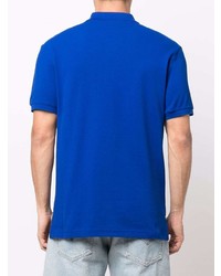 Мужская синяя футболка-поло от Moschino