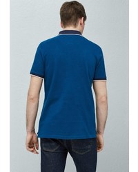 Мужская синяя футболка-поло от Mango Man