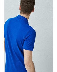 Мужская синяя футболка-поло от Mango Man