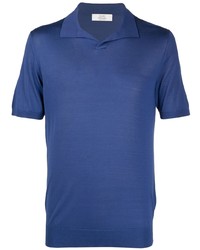 Мужская синяя футболка-поло от Mauro Ottaviani