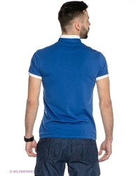 Мужская синяя футболка-поло от Mavango