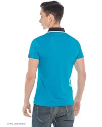 Мужская синяя футболка-поло от Mavango