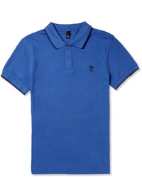 Мужская синяя футболка-поло от McQ