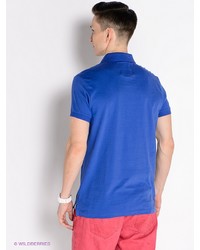 Мужская синяя футболка-поло от Mezaguz