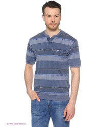 Мужская синяя футболка-поло от Milton