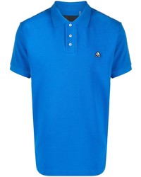 Мужская синяя футболка-поло от Moose Knuckles