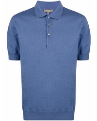 Мужская синяя футболка-поло от N.Peal