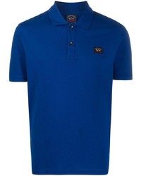 Мужская синяя футболка-поло от Paul & Shark