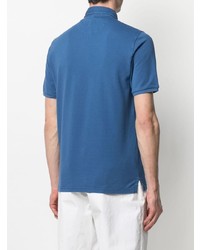 Мужская синяя футболка-поло от Fedeli