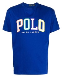 Мужская синяя футболка-поло от Polo Ralph Lauren