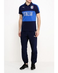 Мужская синяя футболка-поло от Puma