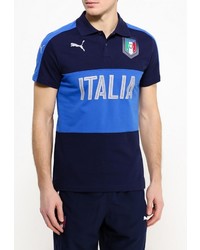 Мужская синяя футболка-поло от Puma