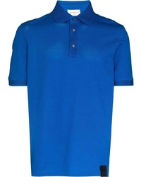 Мужская синяя футболка-поло от Salvatore Ferragamo