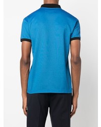 Мужская синяя футболка-поло от Viktor & Rolf