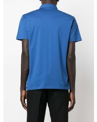 Мужская синяя футболка-поло от Roberto Collina