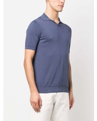 Мужская синяя футболка-поло от Fedeli