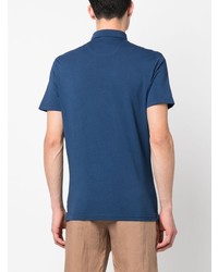 Мужская синяя футболка-поло от Mp Massimo Piombo