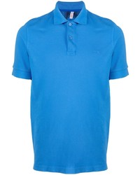 Мужская синяя футболка-поло от Sun 68