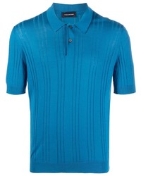 Мужская синяя футболка-поло от Tagliatore