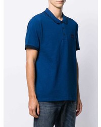 Мужская синяя футболка-поло от Kenzo