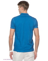 Мужская синяя футболка-поло от Timezone