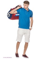 Мужская синяя футболка-поло от Timezone