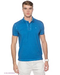 Мужская синяя футболка-поло от Timezone