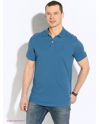 Мужская синяя футболка-поло от Tom Farr