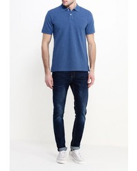 Мужская синяя футболка-поло от Tom Tailor