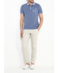 Мужская синяя футболка-поло от Tom Tailor